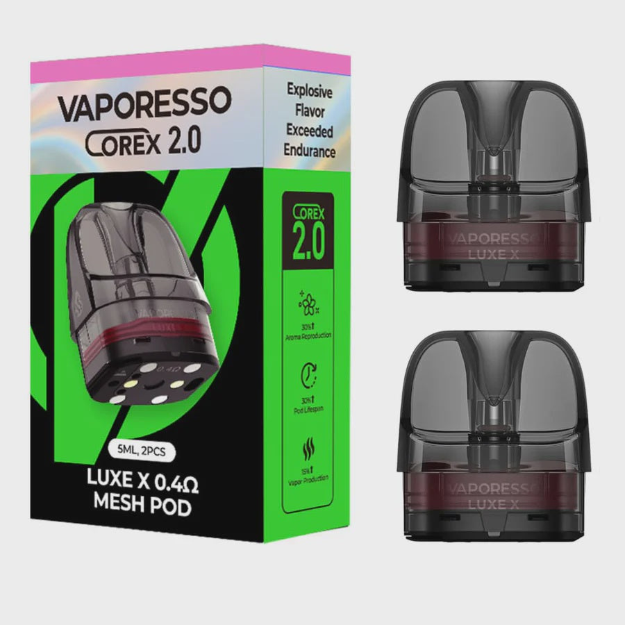 VAPORESSO LUXE X Mesh POD 5ml 2/Pk 0.4ohm