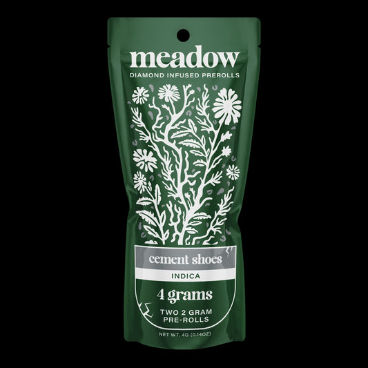 MEADOW DIAMOND INFUSED PRE-ROLLS 4GM CEMENT SHOES INDICA