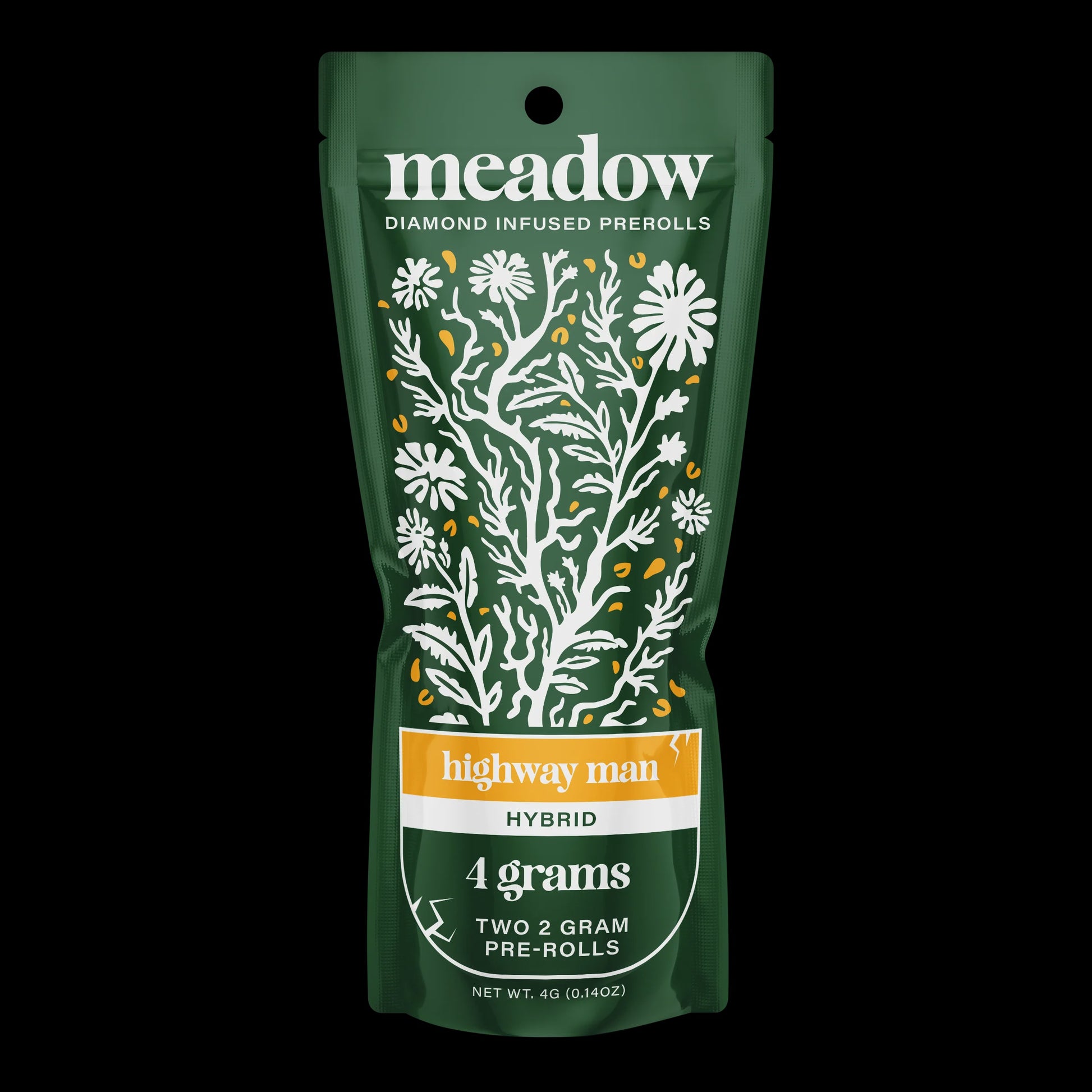 MEADOW DIAMOND INFUSED PRE-ROLLS 4GM HIGHWAY MAN