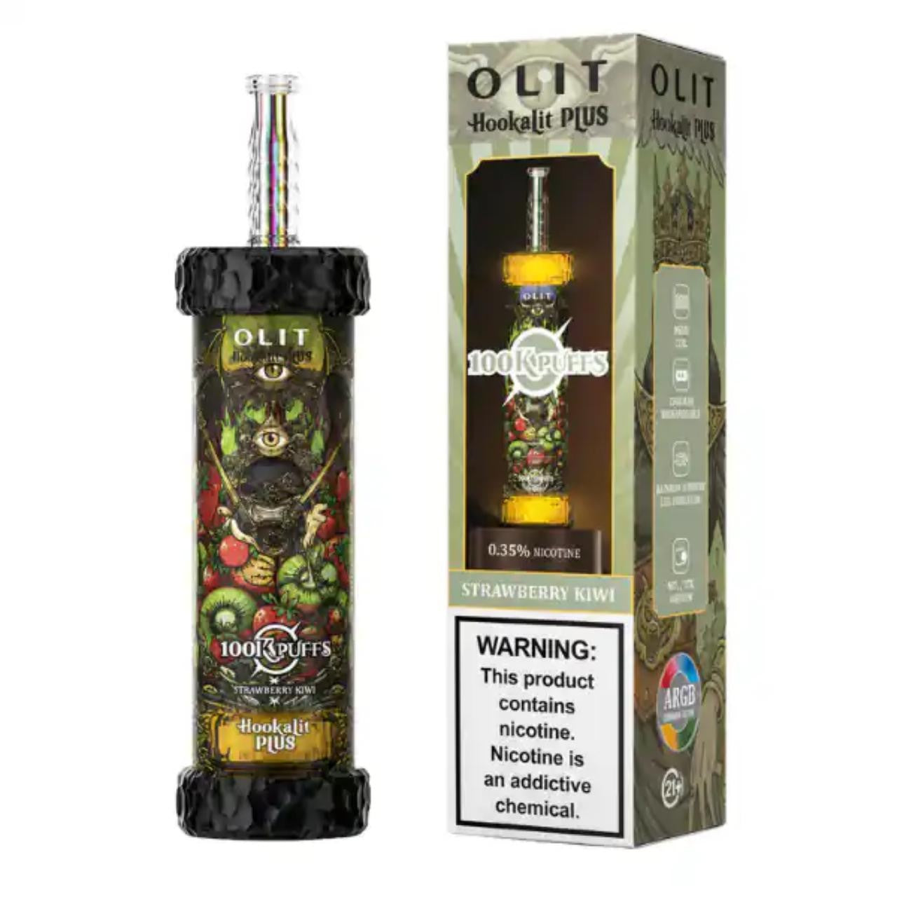 OLIT HOOKALIT PLUS 100K STRAWBERRY KIWI