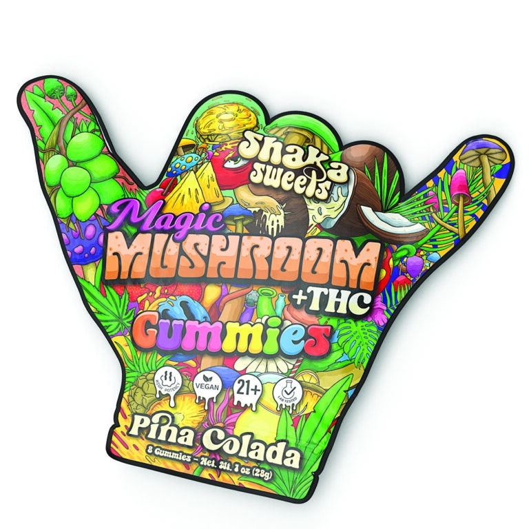 SHAKA SWEETS MAGIC MUSHROOM GUMMIES  PINA COLADA