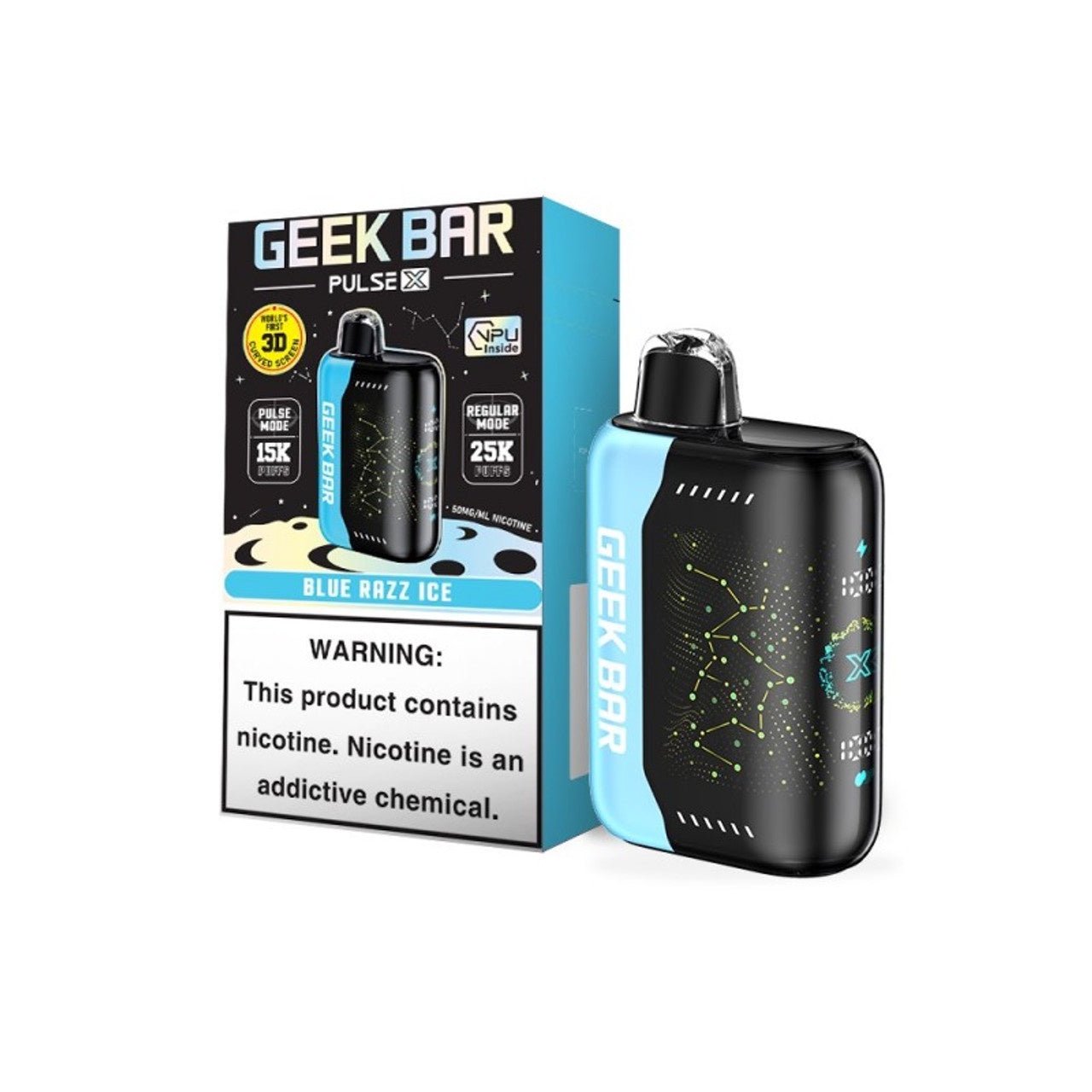GEEK BAR PULSE BLUE RAZZ ICE 25k