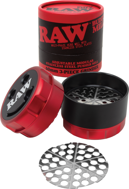 RAW GRINDER BUDDY MILL RED+BLACK