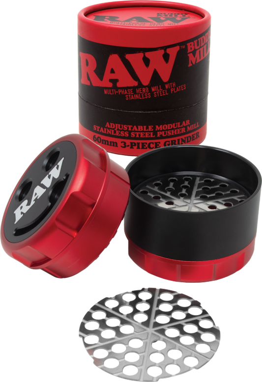 RAW GRINDER BUDDY MILL RED+BLACK