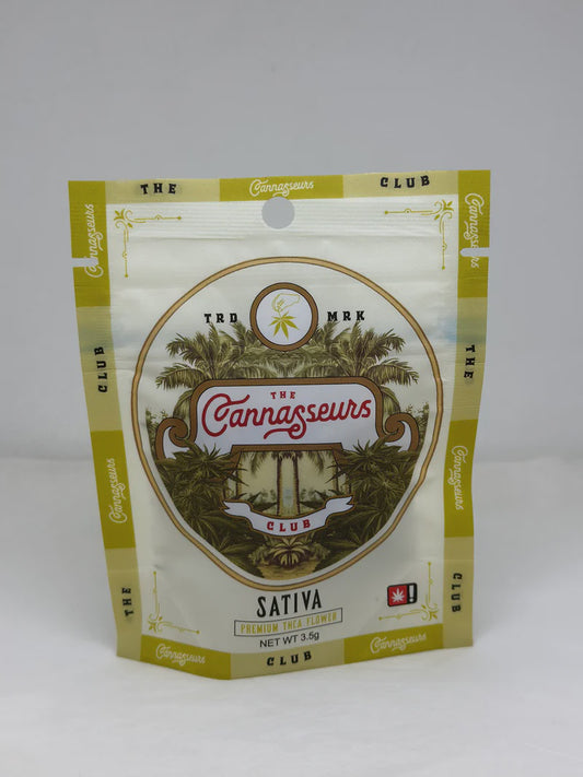 THE CANNASSEURS SATIVA TCH-A FLOWER 3.5G
