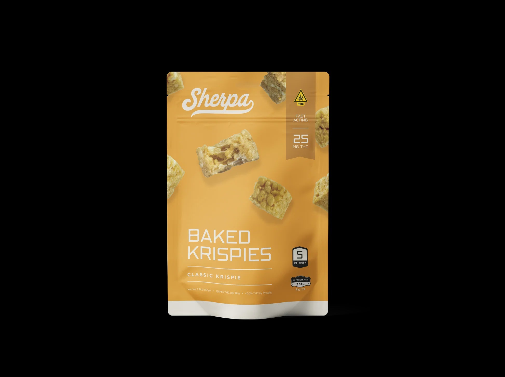 SHERPA 25MG D9 KRISPIES 5CT CLASSIC KRISPY