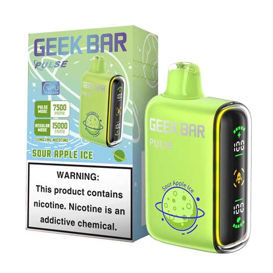 GEEK BAR PULSE SOUR APPLE ICE