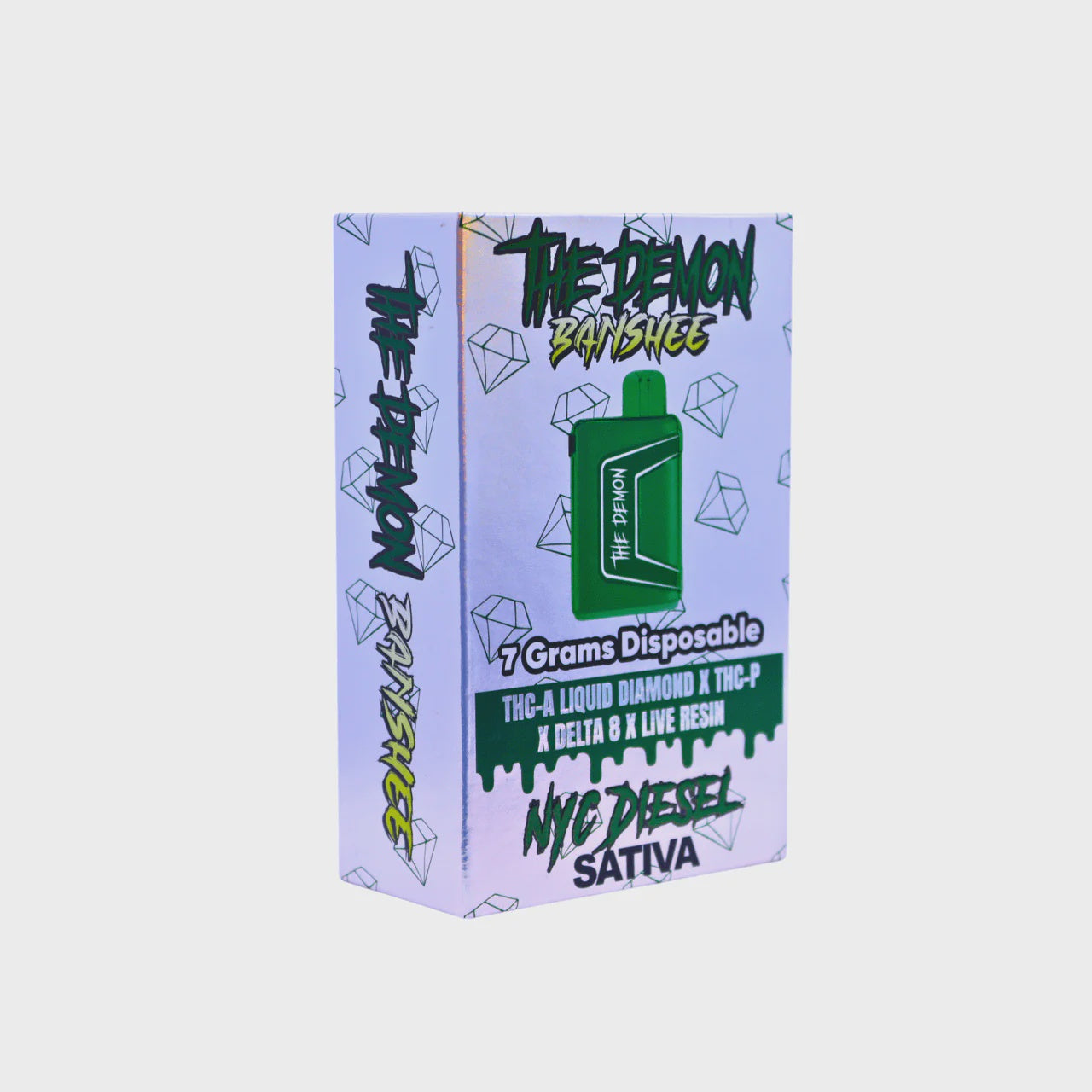 The Demon Banshee Liquid Diamond Disposable THC Vapes 7grams (Sativa)