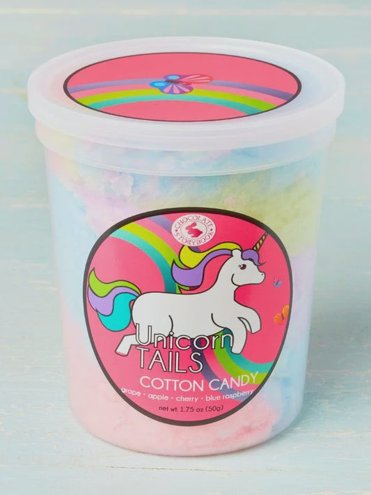 EXOTIC CANDY COTTON CANDY FAIRYTALE 1.75oz. Jar UNICORN TAILS