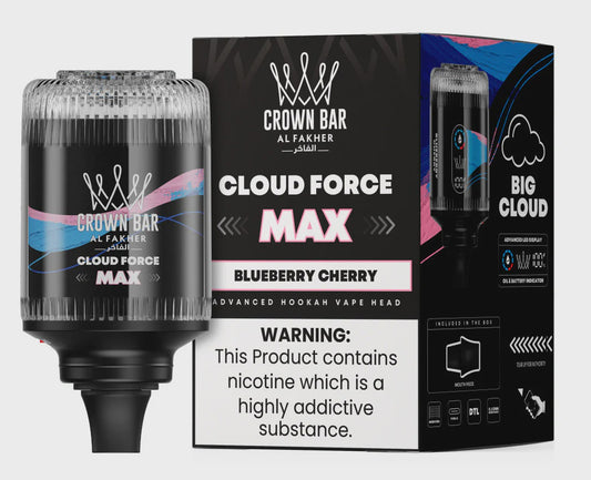 AL FAKHER CROWN BAR CLOUD FORCE MAX BLUEBERRY CHERRY