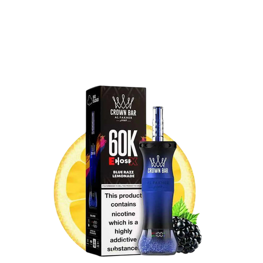 CROWN BAR BLUE RAZZ LEMONADE 60K PUFFS