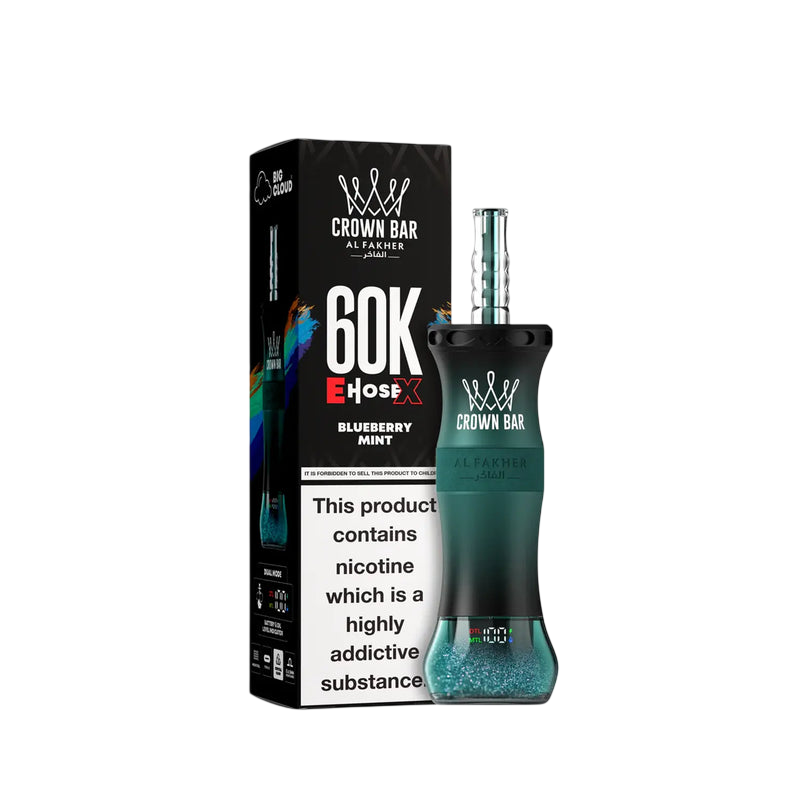 CROWN BAR BLUEBERRY MINT 60K PUFFS