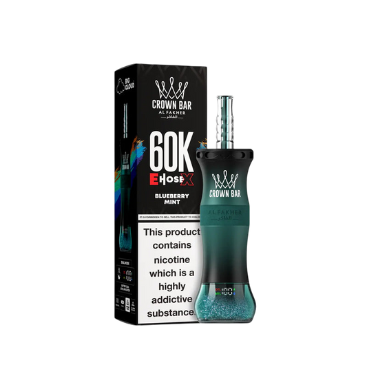 CROWN BAR BLUEBERRY MINT 60K PUFFS