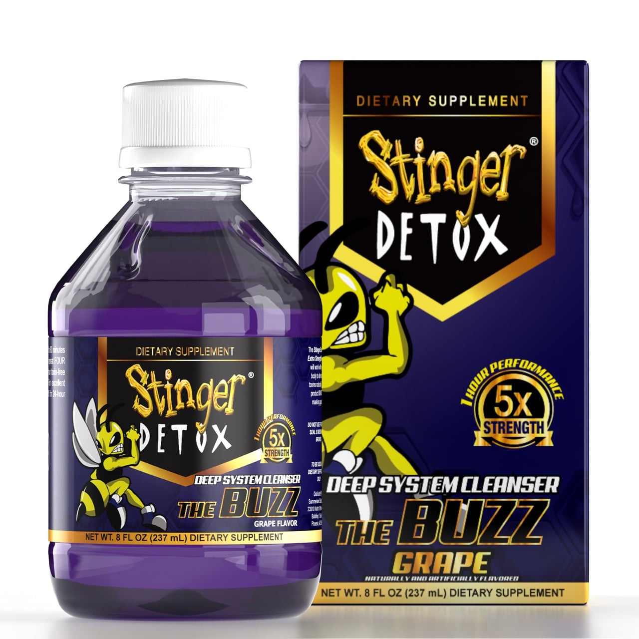 STINGER DETOX 5X 8oz GRAPE