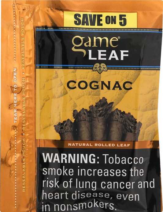 GAME LEAF COGNAC 5 PACK