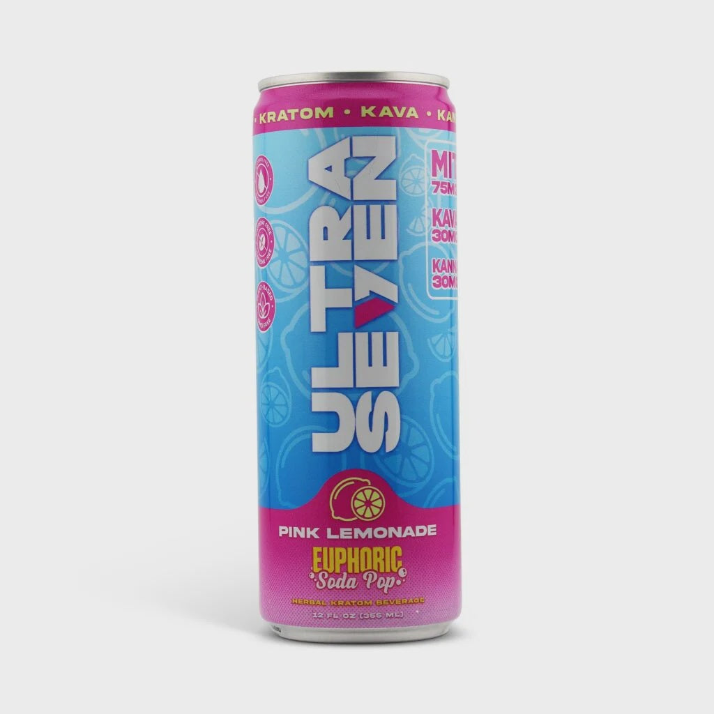ULTRA SEVEN PINK LEMONADE KRATOM SODA