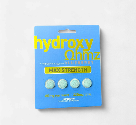 HYDROXY OHMZ 7OH 80mg TABS 4/Pk BLUEBERRY
