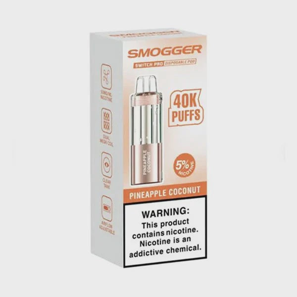 SMOGGER 40K REFILL PODS PINEAPPLE COCONUT