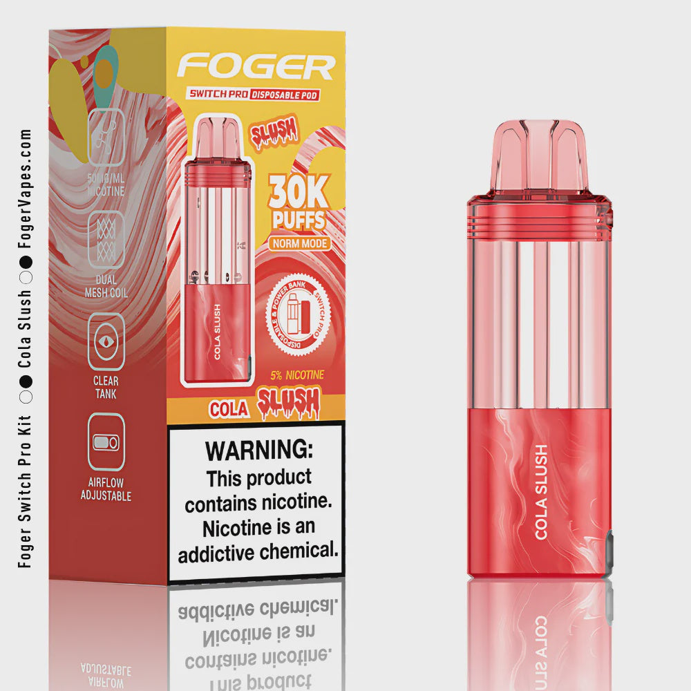 FOGER SWITCH PRO 30K PUFFS 5PK DISPOSABLE POD| COLA SLUSH