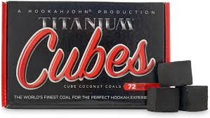 TITANIUM CUBES 72 COALS PER BOX
