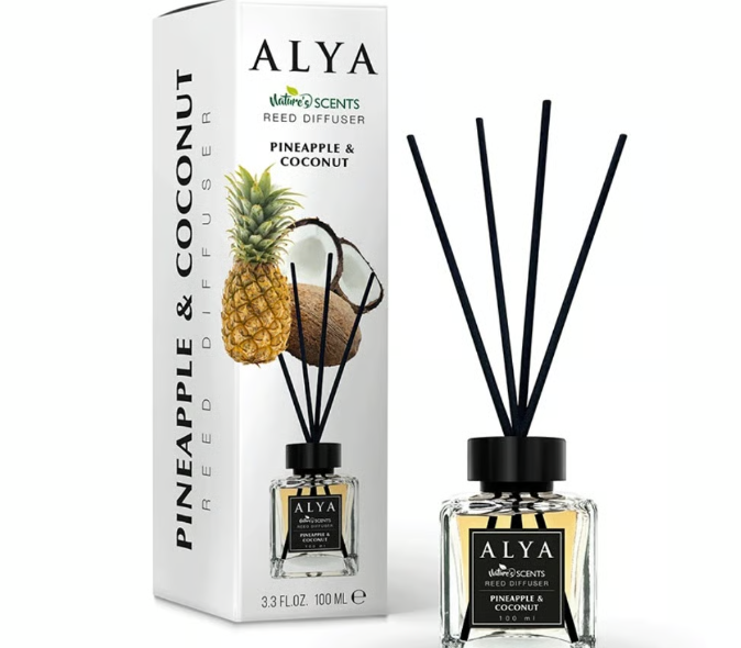 ALYA NATURE'S SCENTS REED DIFFUSER 3.4FL P 100ML 30ct/DISPLAY ASSORTED
