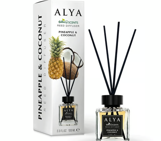 ALYA NATURE'S SCENTS REED DIFFUSER 3.4FL P 100ML 30ct/DISPLAY ASSORTED