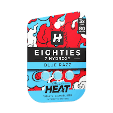 STRAIGHT HEAT EIGHTIES 7OH 80MG TABS 3/PK  - NATURAL