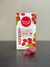 WYLD CBD 1000mg GUMMIES 40ct/JAR RASPBERRY
