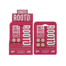 HALF BAK'D ROOT'D Kratom 200mg Tabs 4/Pk FRESH MINT