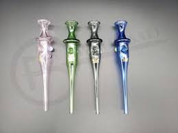 ALEAF 5" GLASS 3 DOTS STRAW (ALNC5036-V2) GREEN