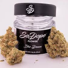 Dope pros 3.5g premium THC-a flower Blue Dream