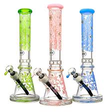 ALEAF WATERPIPE 20" ABSTRACT BEAKER "CALI" AL8002-20"