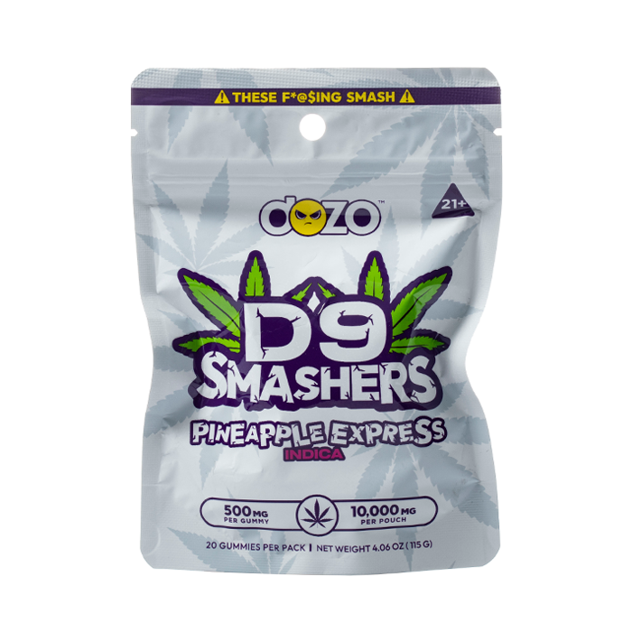 Dozo D9 Smashers, 10000mg PINAPPLE EXPRESS INDICA