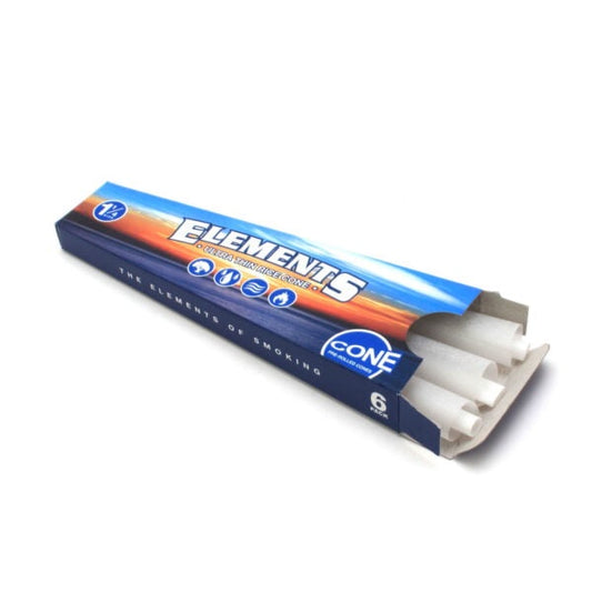 ELEMENTS ULTRA THIN CONES 1 1/4 6PACK