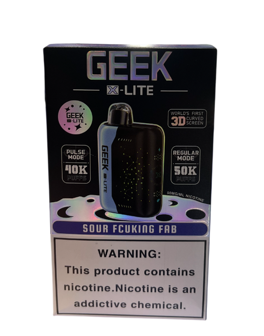 GEEK X LITE 50000 SOUR FUCKING FAB