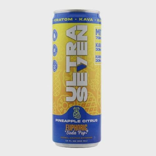 ULTRA SEVEN KRATOM SODA PINAPPLE CITRUS