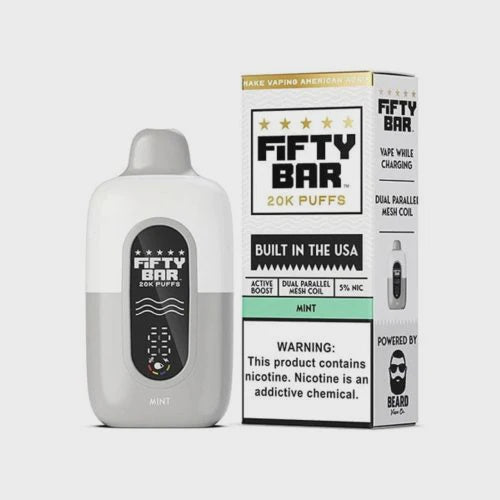 FIFTY BAR WHITE SERIES V2 20K 5CT MINT