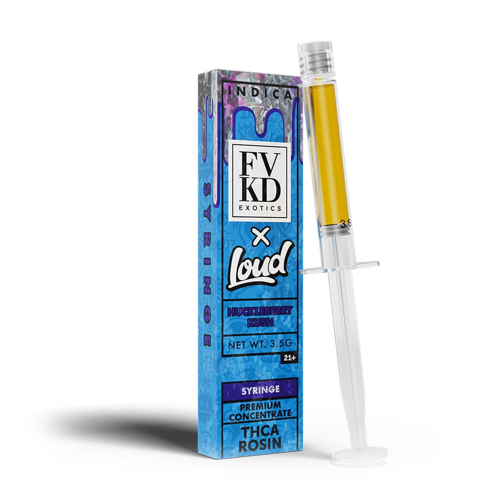 FVKD X LOUD THCA 3.5 SYRINGE (HUCKLEBERRY KUSH)
