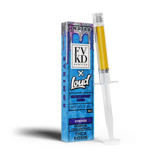 FVKD X LOUD THCA 3.5 SYRINGE (HUCKLEBERRY KUSH)