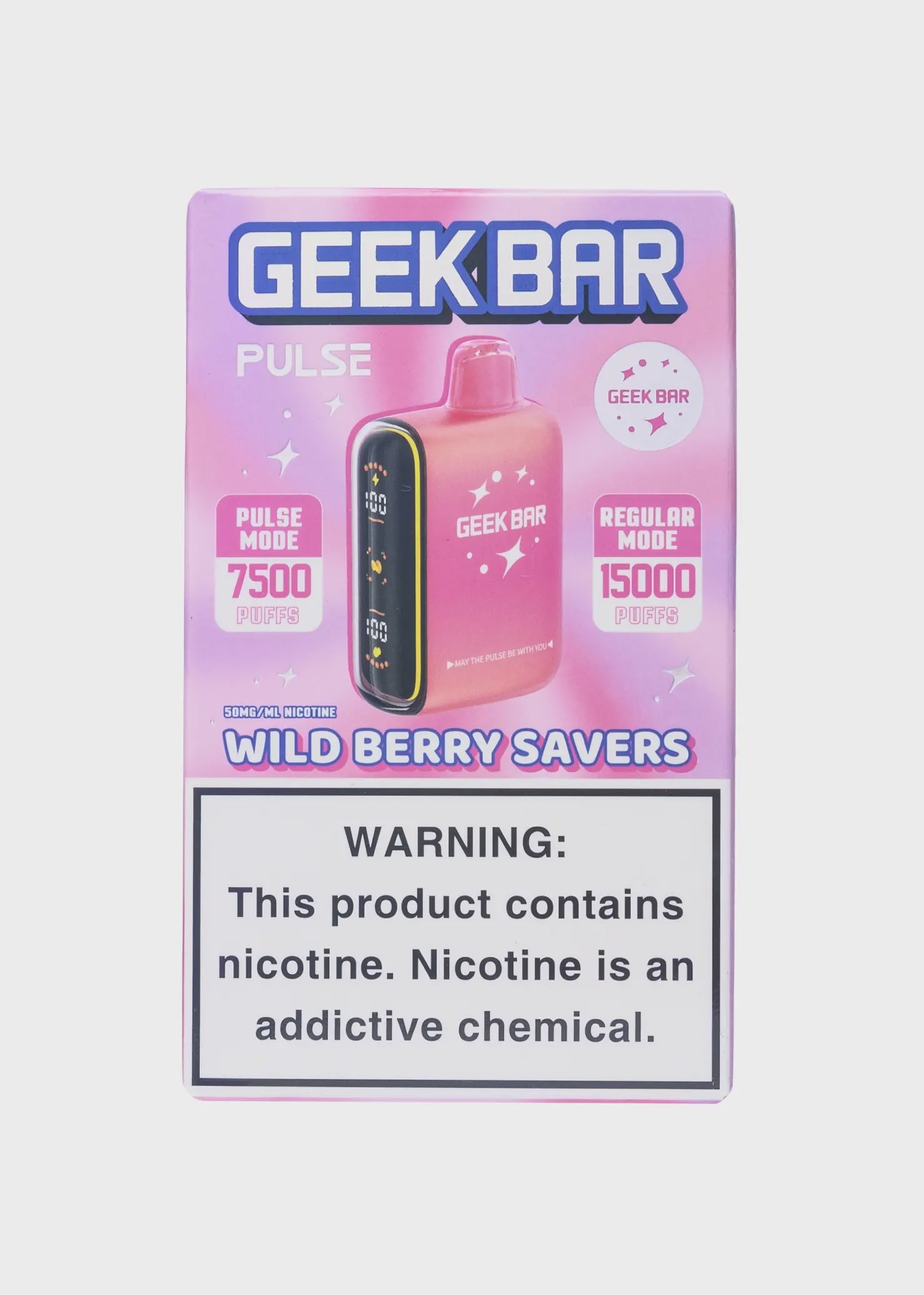 GEEK BAR PULSE WILD BERRY SAVERS