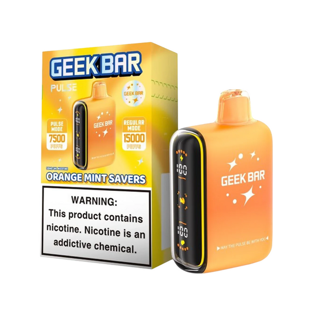 GEEK BAR PULSE ORANGE MINT SAVERS