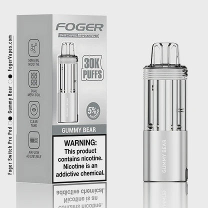 FOGER SWITCH PRO 30K PUFFS 5PK DISPOSABLE POD| GUMMY BEAR