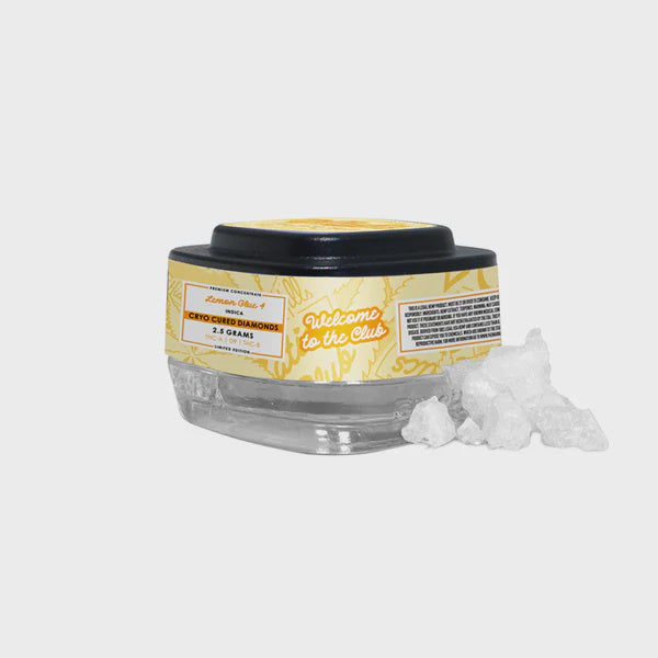 HIDDEN HILLS CYRO CURED Diamond D9+THC-A/B 2.5g DAB LEMON GLUE 4 INDICA