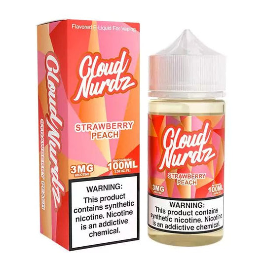CLOUD NURDZ STRAWBERRY PEACH 3MG/100ML