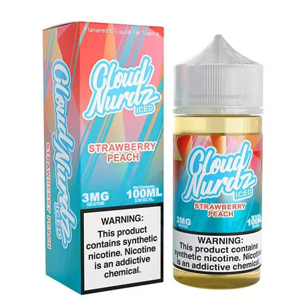 CLOUD NURDZ ICED STRAWBERRY PEACH 3MG/100ML