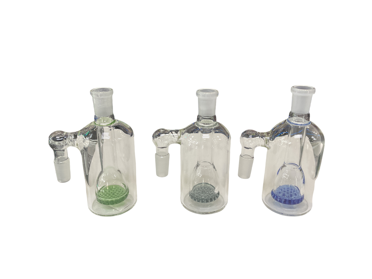 ASH CATCHER 90° 14M/14F W/ HONEYCOMB PER