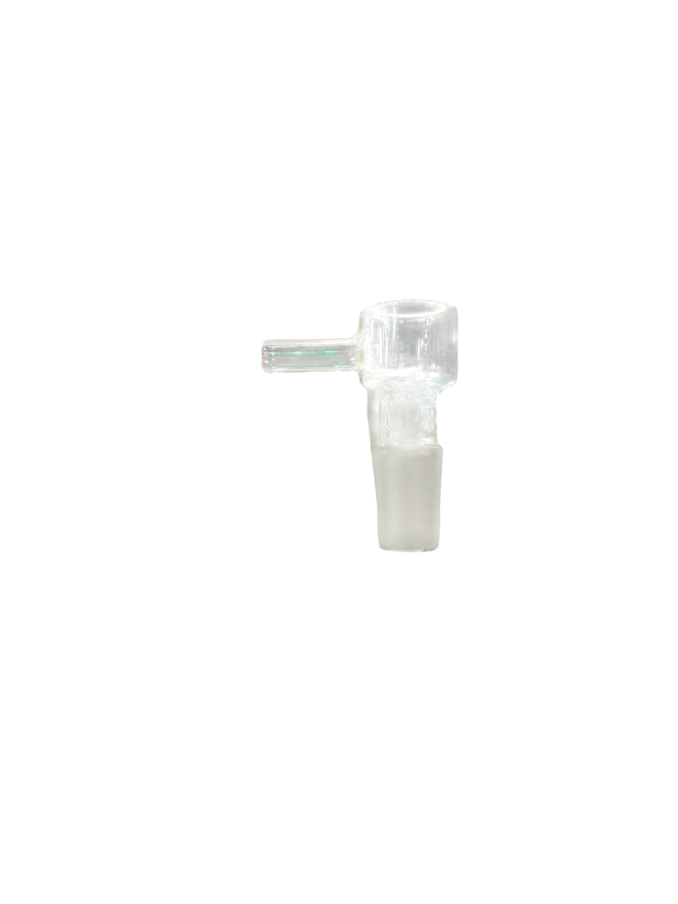 BOWL 14mm MALE W/HANDLE 10/pk CLEAR