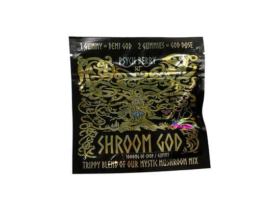 SHROOM GOD PSYCH BERRY GUMMIES 1000MG 5CT