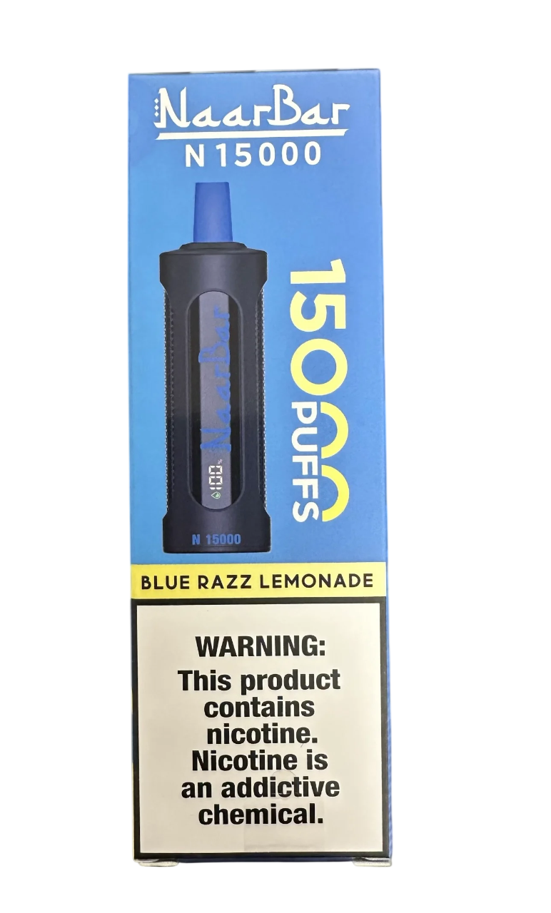 NAAR BAR 15000 BLUE RAZZ LEMONADE
