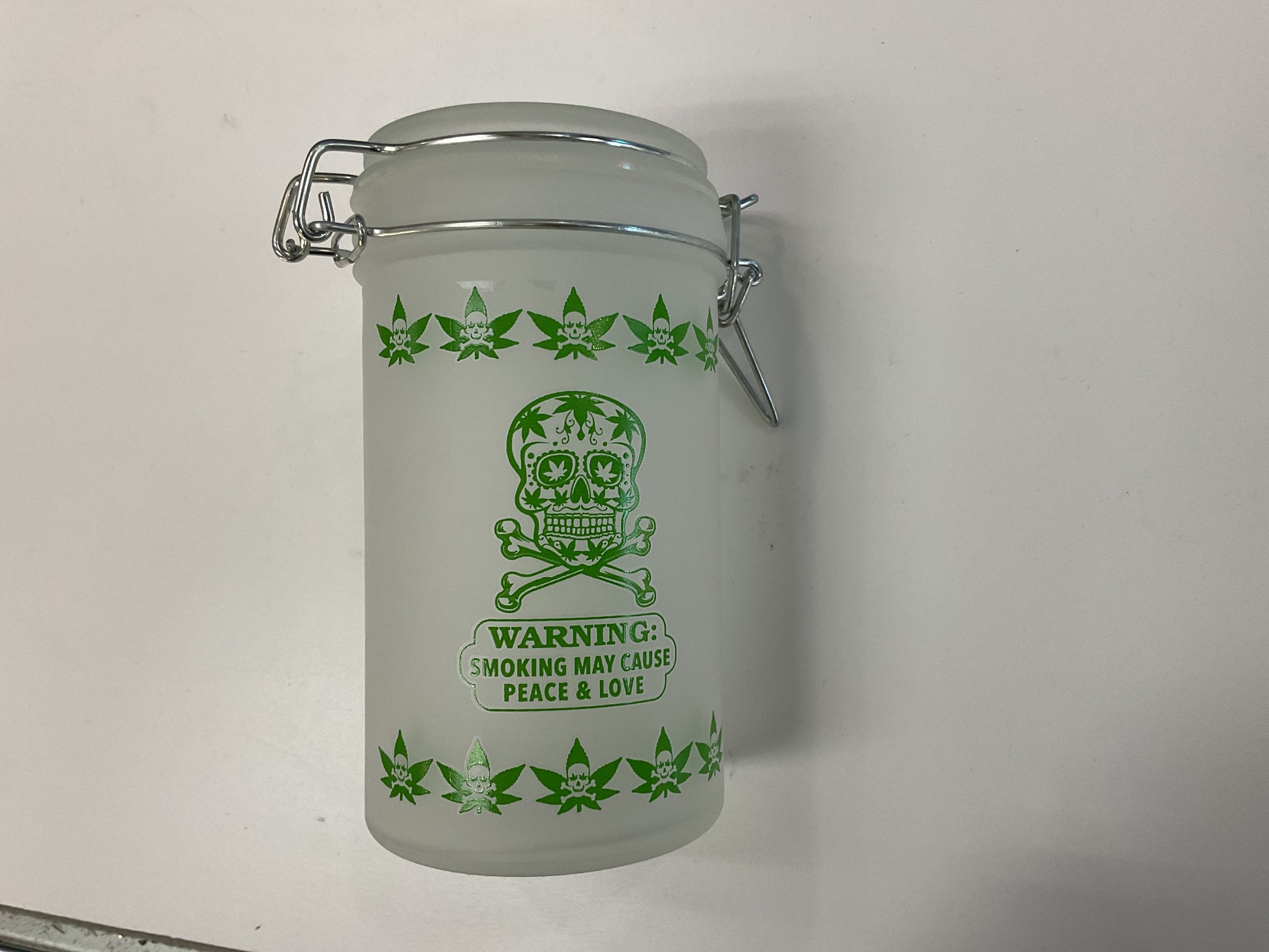 FROASTED GLASS JAR